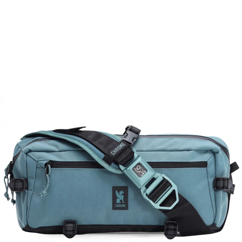Chrome Kadet Nylon 9 - Umhängetasche 43 cm (steel blue)