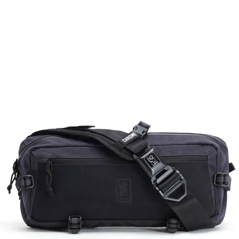 Chrome Kadet Nylon 9 - Umhängetasche 43 cm (black canvas leather)