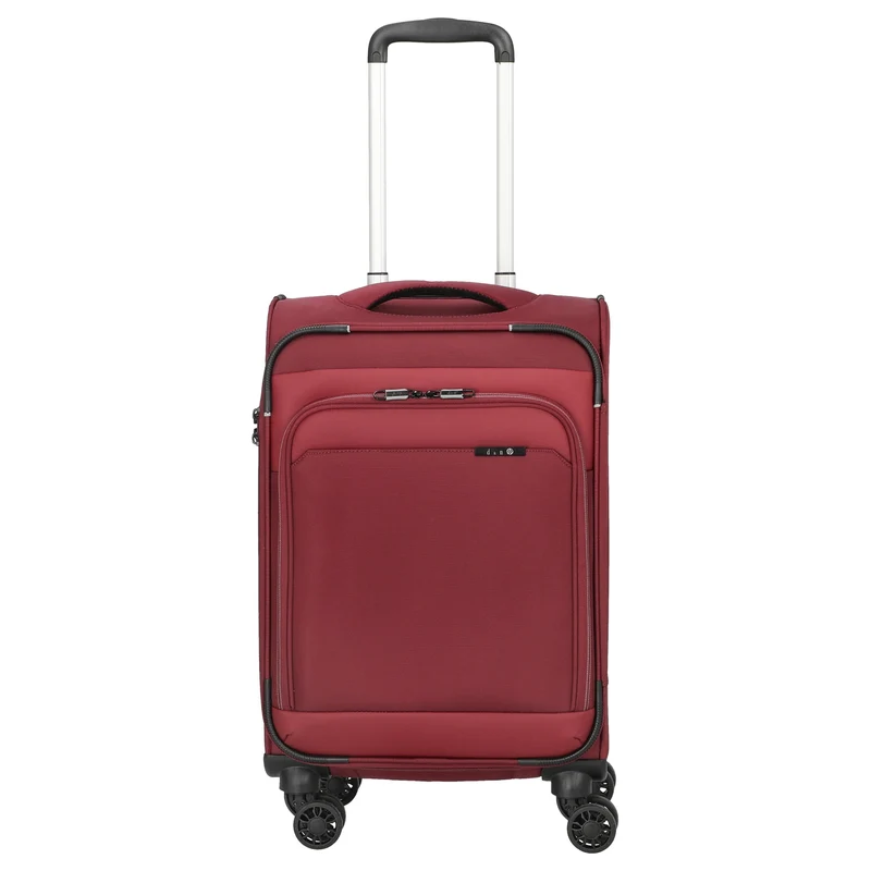 D&N Travel Line 9504 - 4-Rollen-Kabinentrolley S 55 cm (dark red)