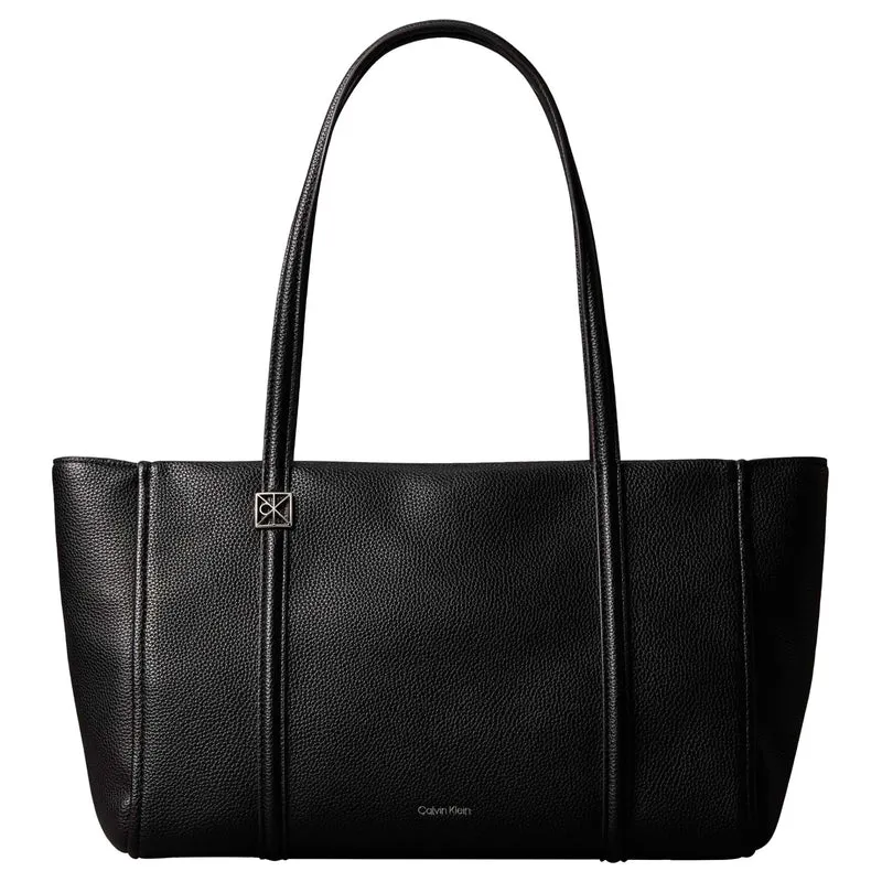 Calvin Klein Emblem Pebble Tote - Shopper 48 cm (black)