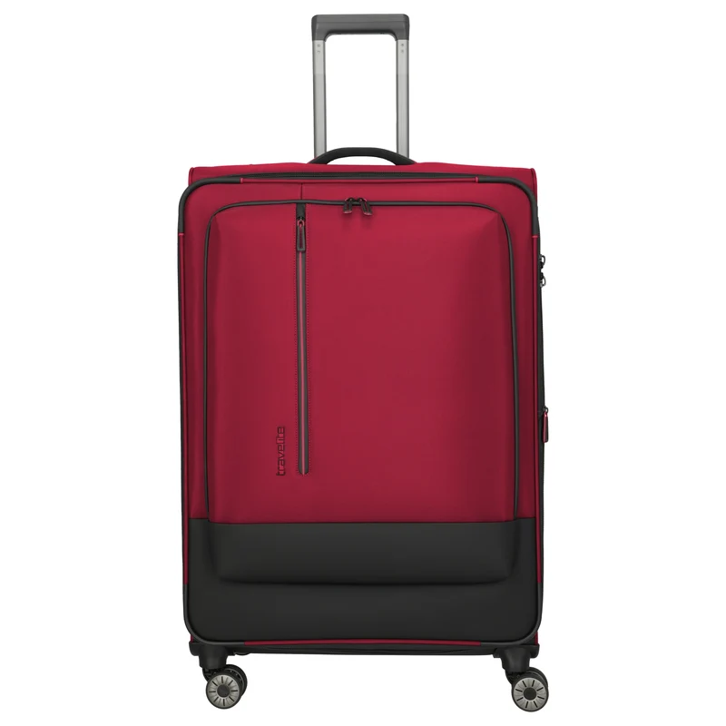 Travelite Crosslite - 4-Rollen-Trolley XL 81 cm erw. (red)