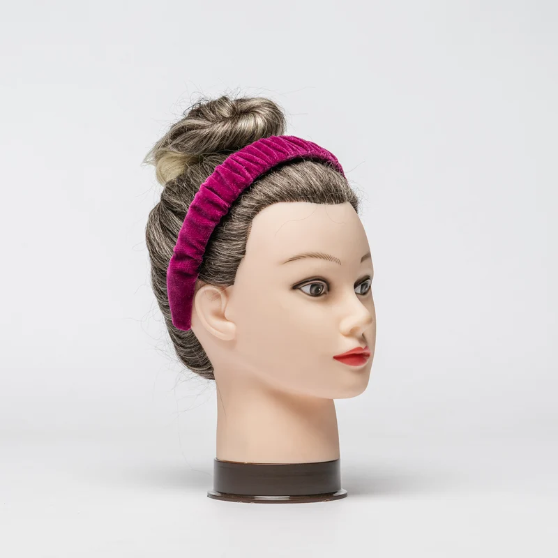 Haarreif Samt pink
