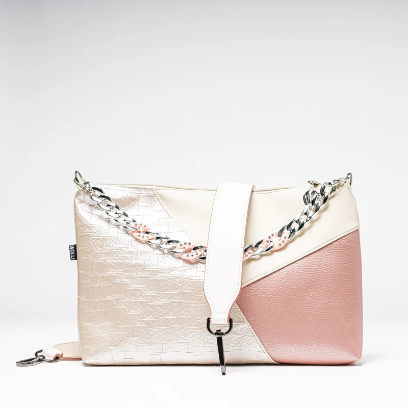 Mini-Cross-Body-Bag perlmutt rosa
