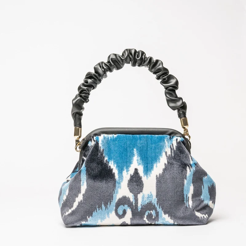 Klapp-Bag blau bunt