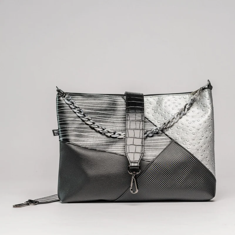 Cross-Body-Bag schwarz