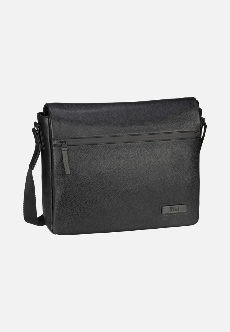 Stockholm Flap L Black - Messenger Bag