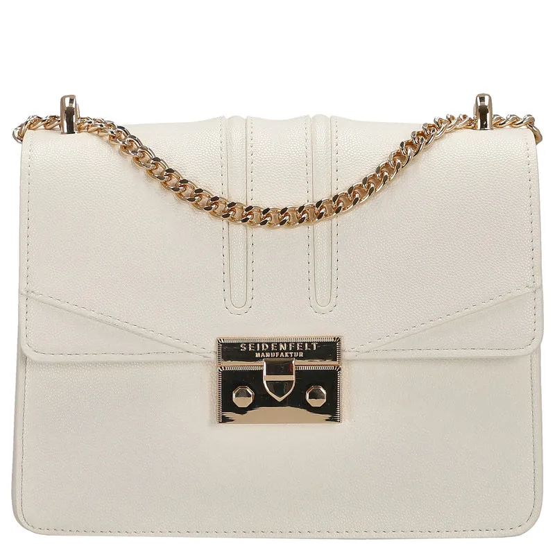 Seidenfelt Roros - Schultertasche 21 cm (soft cream)