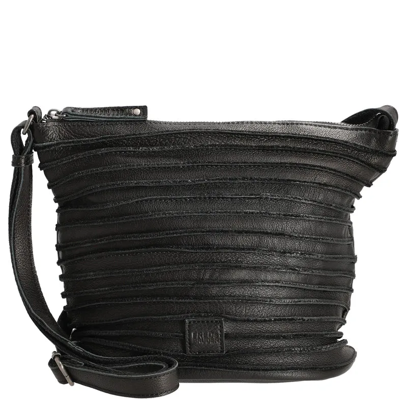 FREDsBRUDER Riffelinchen - Schultertasche 28 cm (black)