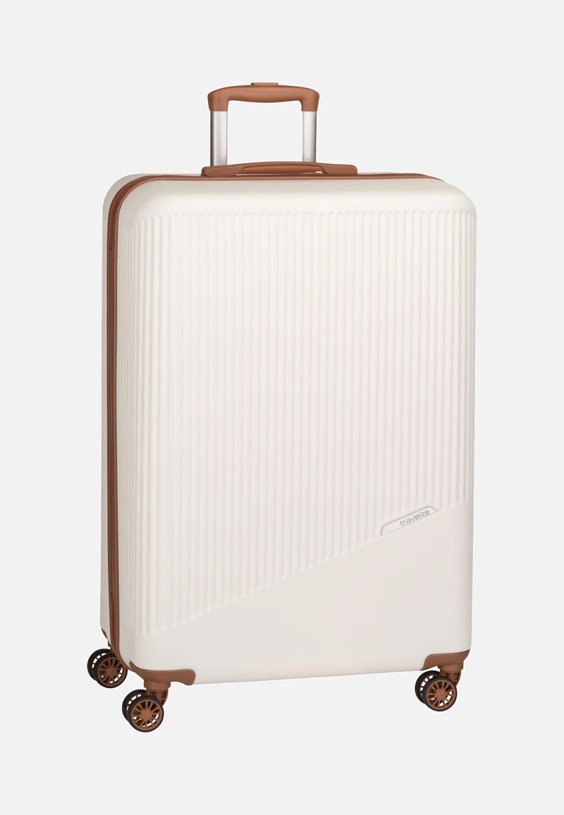 Bali 4w Trolley L Weiss/Cognac - Koffer