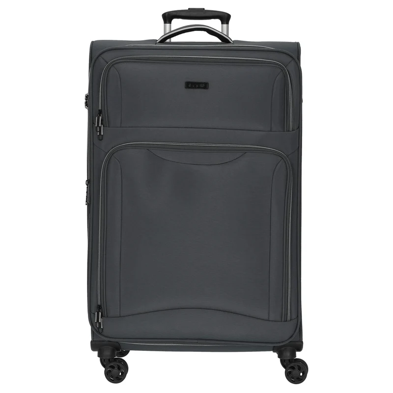 D&N Travel Line 9204 - 4-Rollen-Trolley L 76 cm (grau)