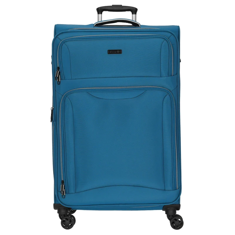 D&N Travel Line 9204 - 4-Rollen-Trolley L 76 cm (blau)