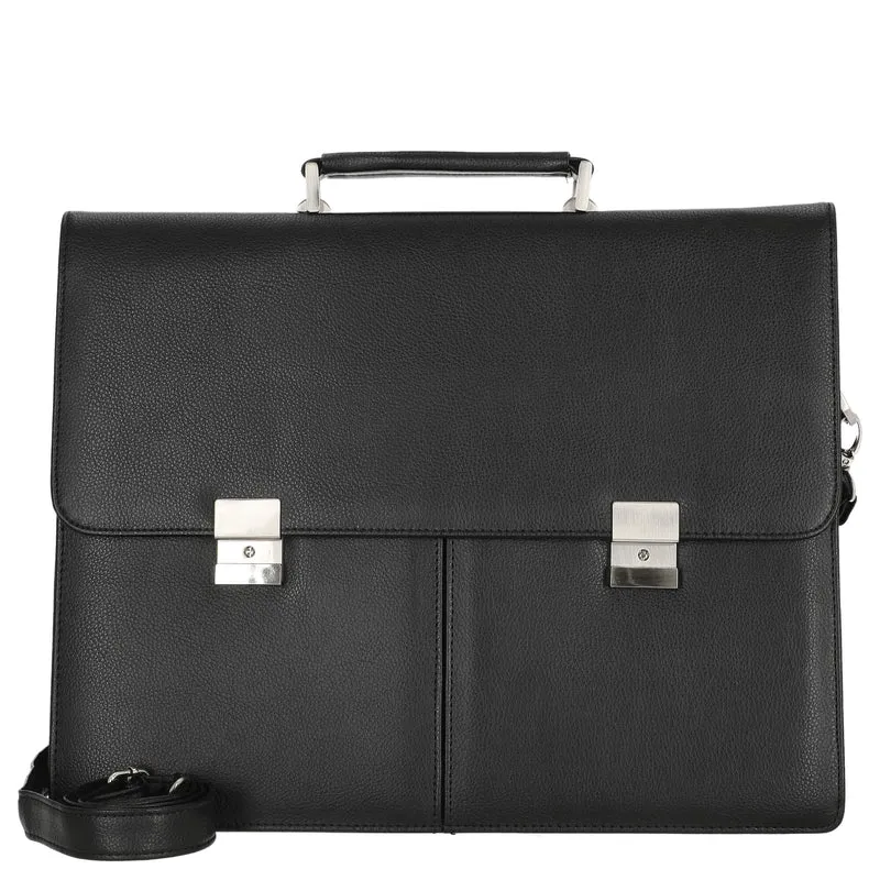 D&N Basic Line PU - Aktentasche 42 cm (schwarz)
