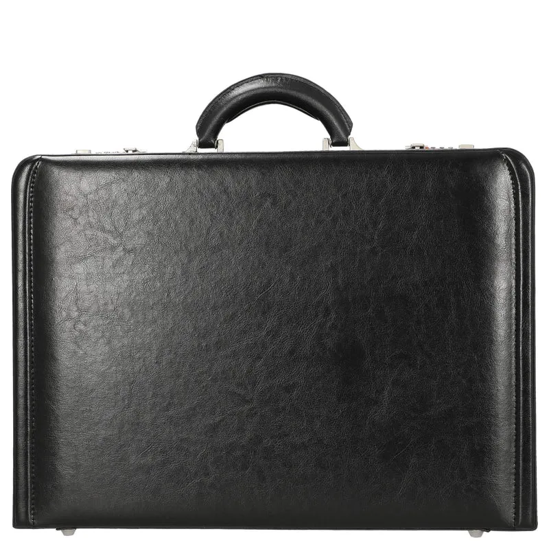 D&N Tradition Business - Aktenkoffer 44 cm erw. Leder (schwarz)