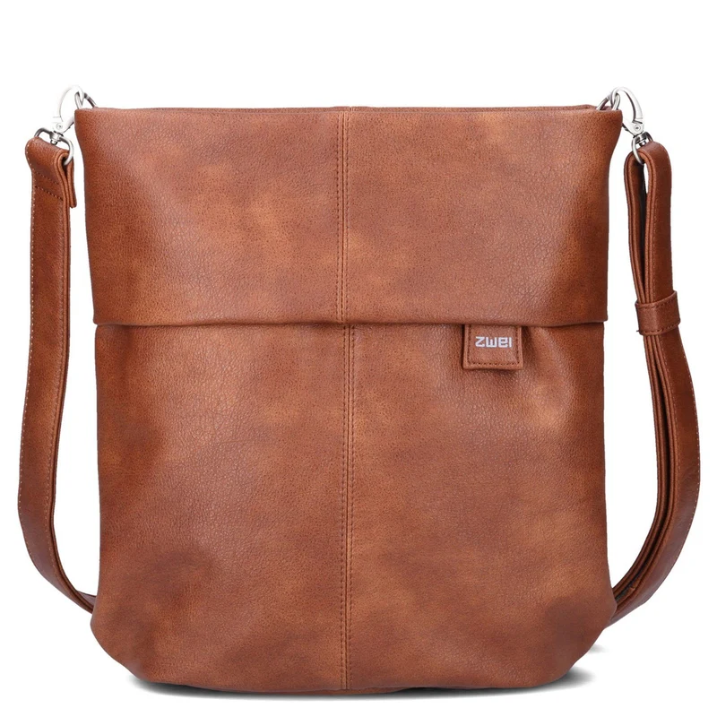 zwei Mademoiselle M12 - Schultertasche 32 cm (cognac)