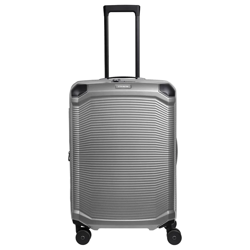 Travelite Millennium - 4-Rollen-Trolley M 67 cm erw. (silver)