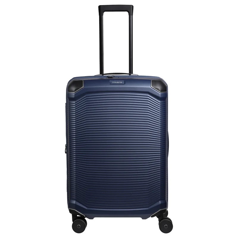 Travelite Millennium - 4-Rollen-Trolley M 67 cm erw. (navy)