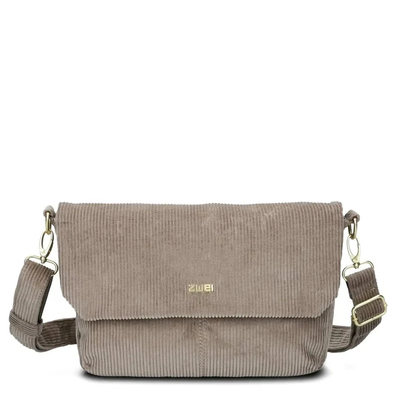 zwei Mademoiselle M60 - Umhängetasche 33 cm (cord-mocca)