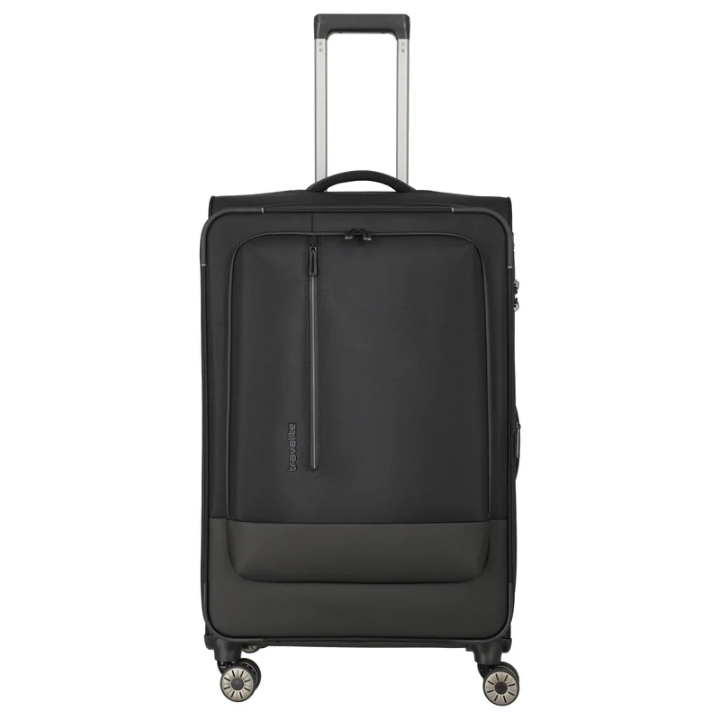 Travelite Crosslite - 4-Rollen-Trolley L 77 cm erw. (black)