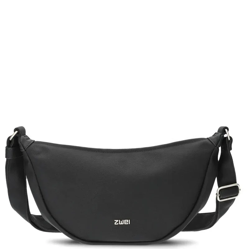 zwei Mademoiselle M50 - Umhängetasche 32 cm (nubuk-black)
