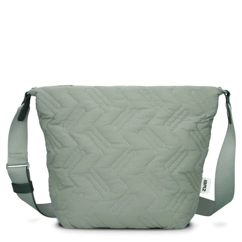 zwei Cleo - Umhängetasche 35 cm (eucalyptus-new)