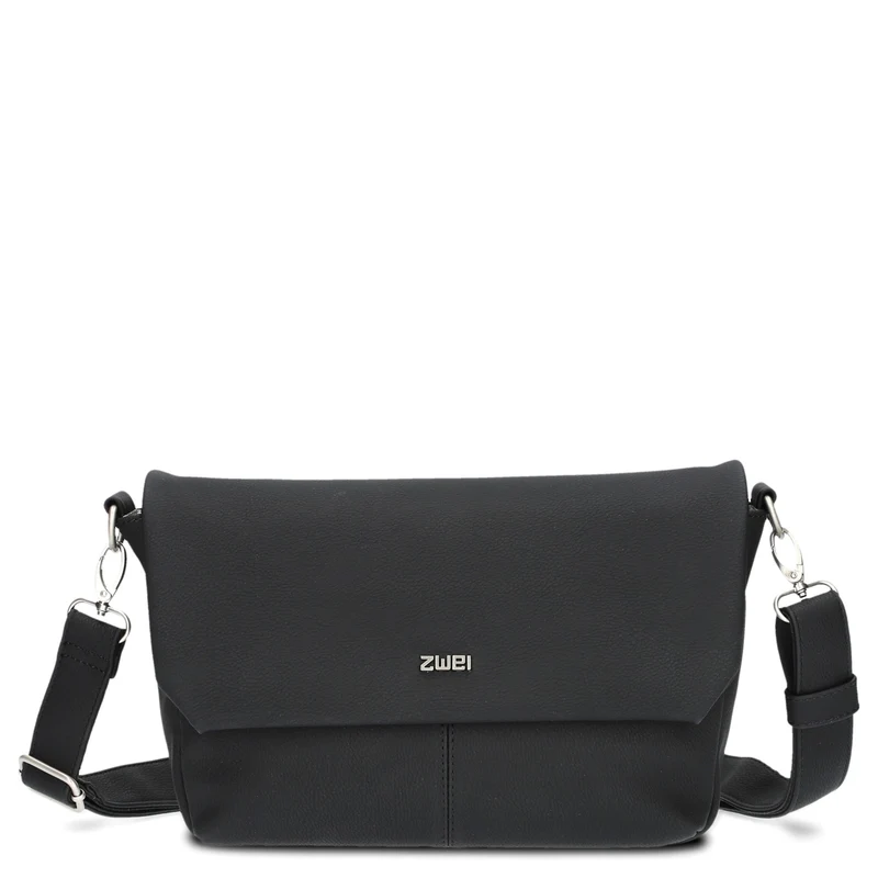 zwei Mademoiselle M60 - Umhängetasche 33 cm (nubuk-black)