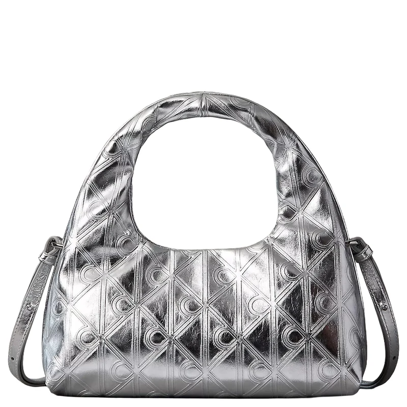 Calvin Klein Puffy Mini Bag - Umhängetasche 26 cm (silver metallic)