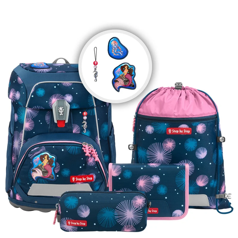 Step by Step Fit - Schulranzen Set 5tlg. (Mermaid Delia)