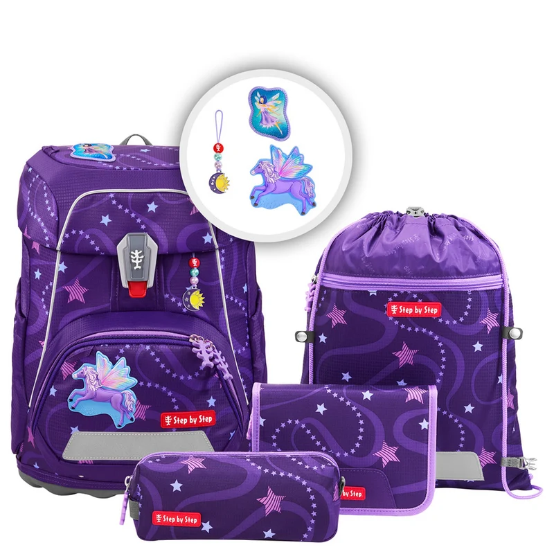 Step by Step Fit - Schulranzen Set 5tlg. (Pegasus Emily)