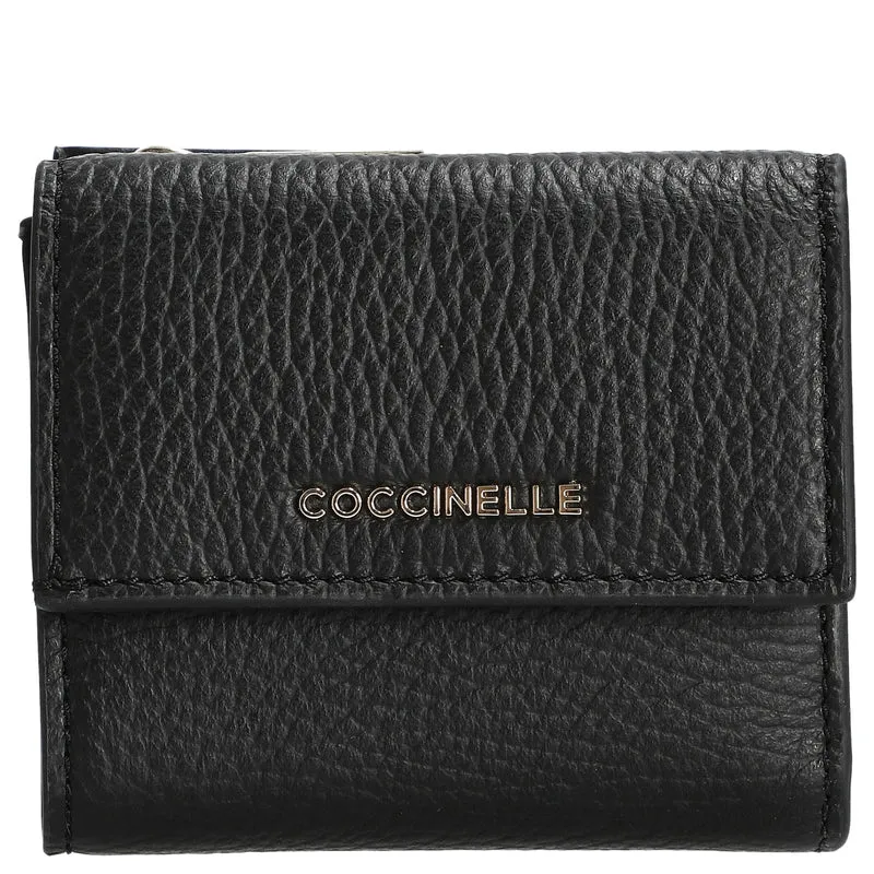 Coccinelle Metallic Soft - Geldbörse 5cc 9.5 cm (noir)