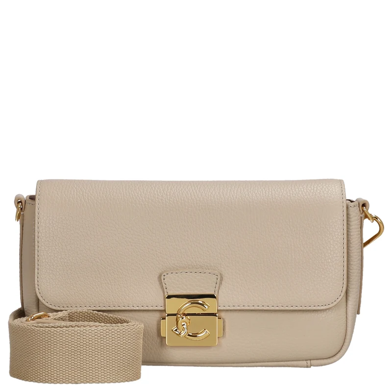 Coccinelle C-Me Lock Medium - Schultertasche 24 cm (sandshell)