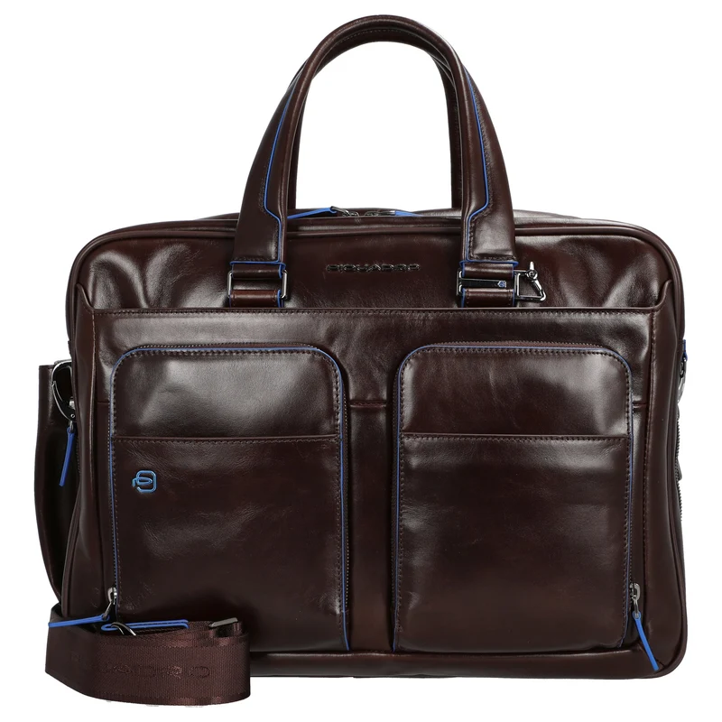 Piquadro Blue Square - Aktentasche 15" 41 cm erw. (mahogany)