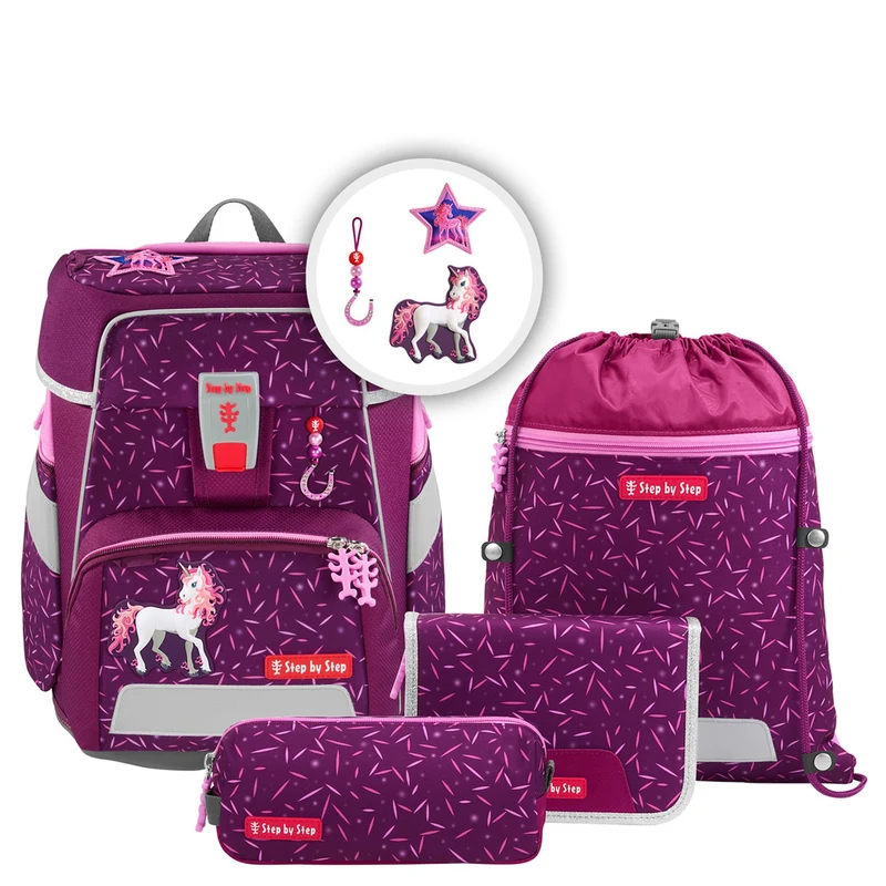 Step by Step Space - Schulranzen Set 5tlg. (Pretty Unicorn Nuala)