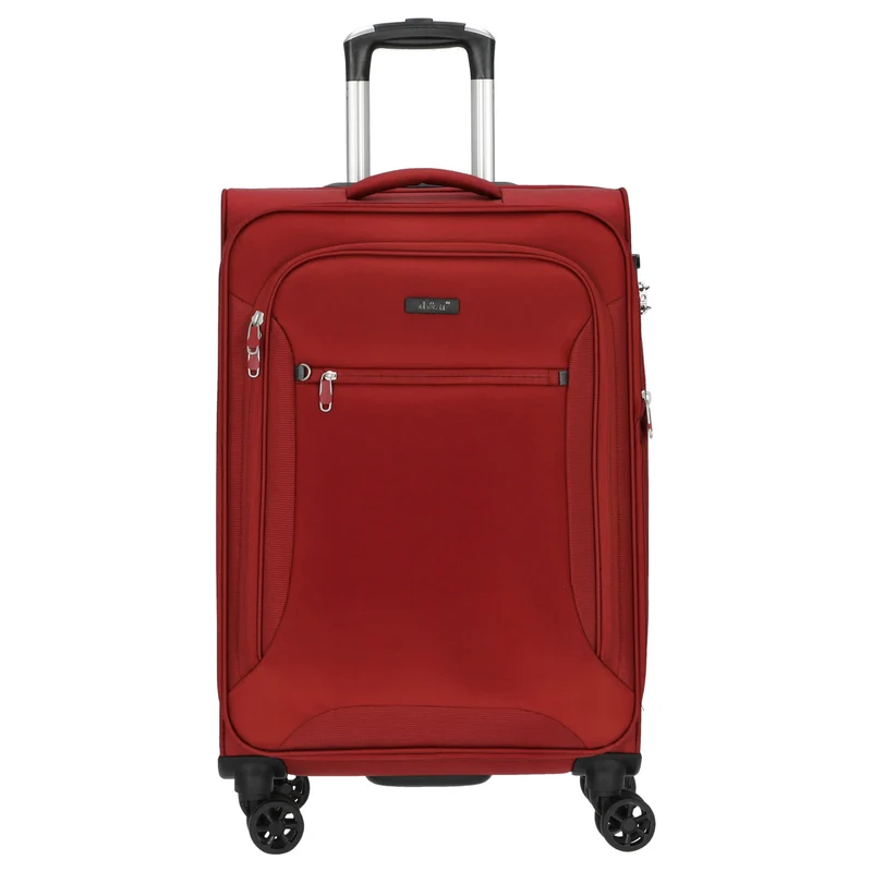 D&N Travel Line 6404 - 4-Rollen-Trolley M 68 cm (bordeaux)
