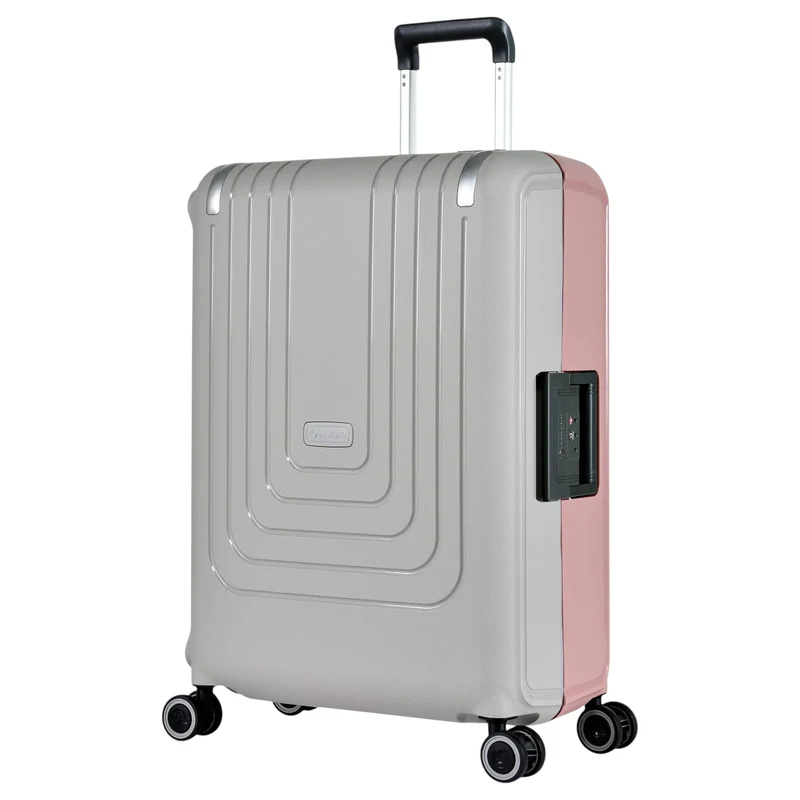 Eminent VERTICA - 4-Rollen-Trolley 68 cm (grau/rosa)