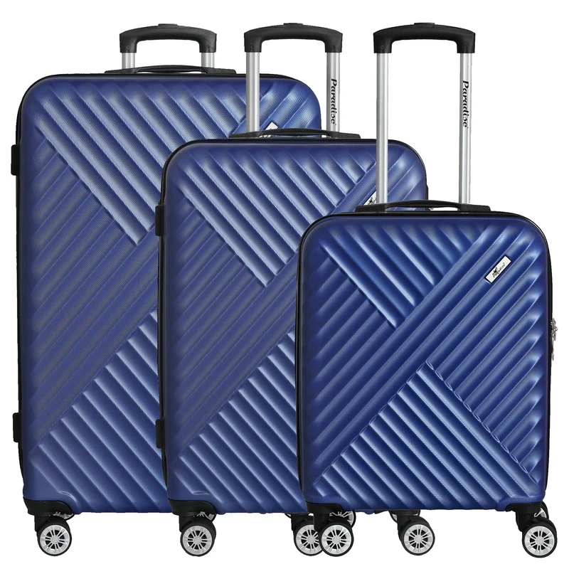 Paradise by CHECK.IN Kingston - 4-Rollen-Trolley Set 3tlg. (blau)
