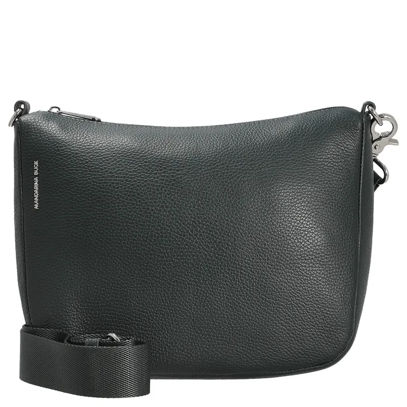 Mandarina Duck Mellow Leather Hobo - Umhängetasche 28.5 cm (scarab)