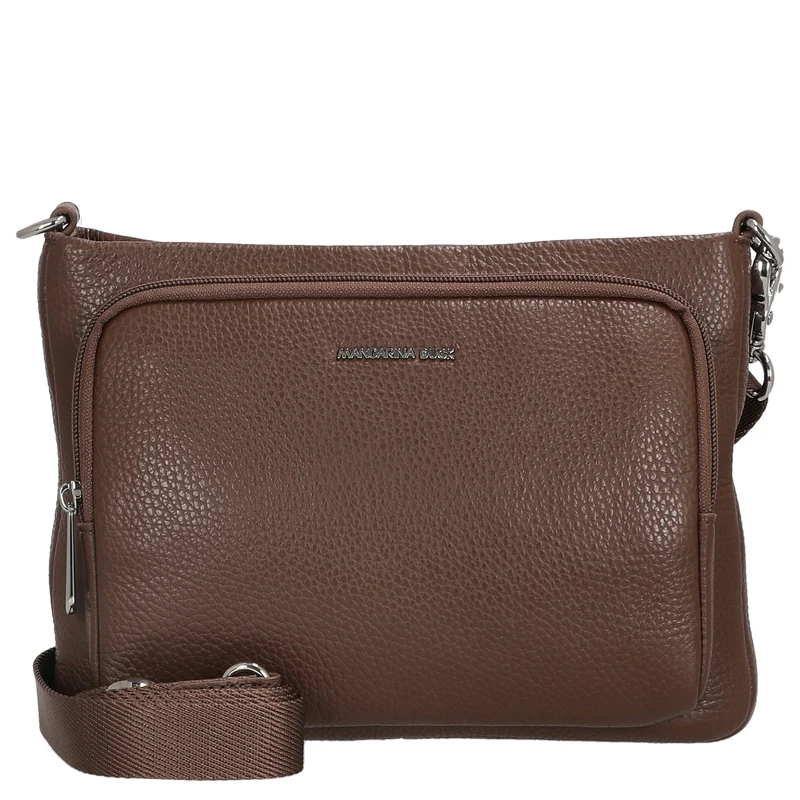 Mandarina Duck Mellow Leather - Umhängetasche 23 cm (milk chocolate)
