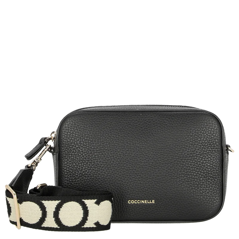 Coccinelle Tebe - Umhängetasche 19 cm (black)