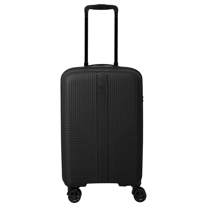 Travelite Air Stripe - 4-Rollen-Kabinentrolley Slim 55 cm (black)