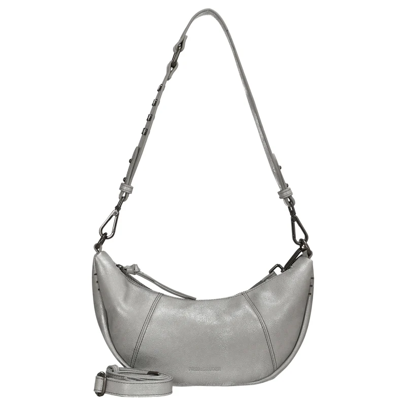 FREDsBRUDER Rebel At Heart Halfmoon Bag - Umhängetasche 30 cm (silver)
