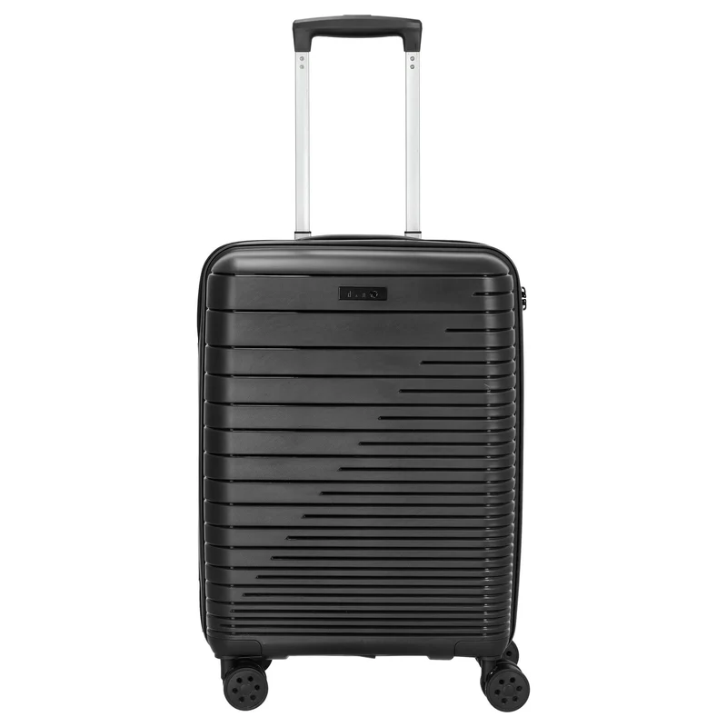 D&N Travel Line 4600 - 4-Rollen-Kabinentrolley S 55 cm (black)