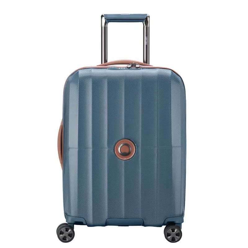 Delsey Paris Carrousel - 4-Rollen-Kabinentrolley Slim line 55 cm (meerblau)