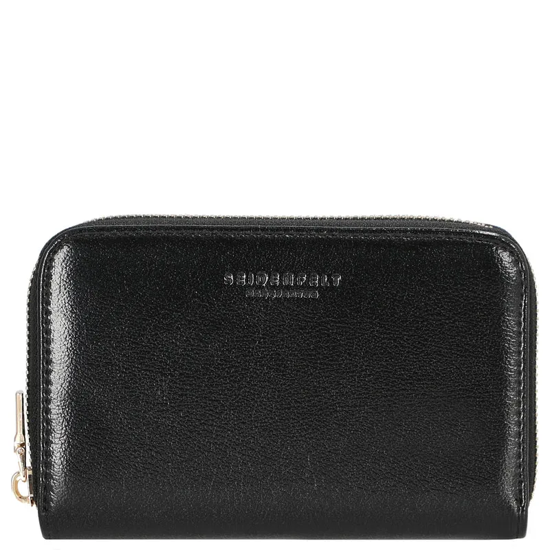 Seidenfelt Ebba - Geldbörse 4cc 15 cm (glossy black)