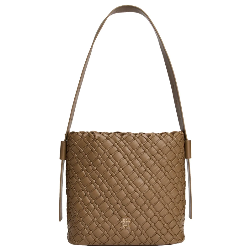 Tommy Hilfiger Braided - Schultertasche 29 cm (nordic taupe)