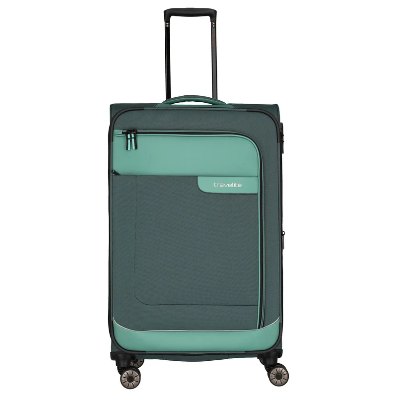 Travelite Viia - 4-Rollen-Trolley L 77 cm erw. (Eukalyptus)