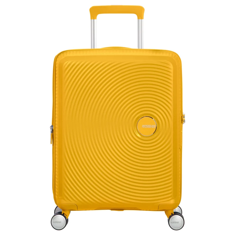 American Tourister Soundbox - 4-Rollen-Kabinentrolley 55 cm erw. (gelb)
