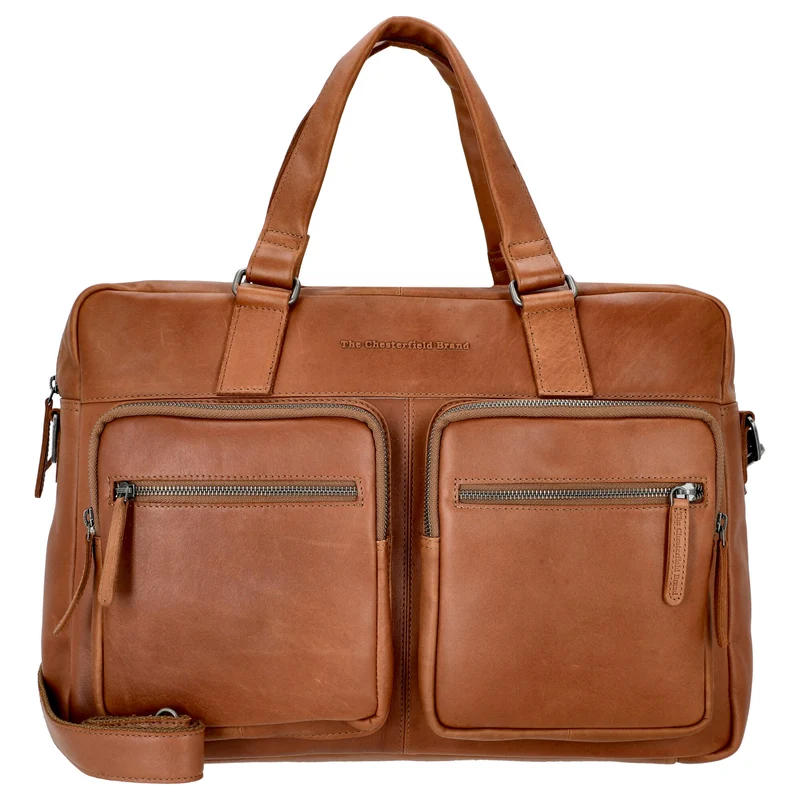 The Chesterfield Brand Misha - Aktentasche 17" Leder 43 cm (cognac)