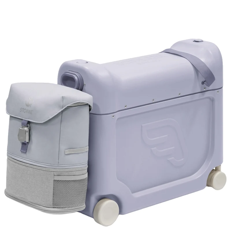 Stokke® JetKids™ Reiseset BedBox 46 cm Set 2 tlg. - 4-Rollen-Kabinentrolley (arctic blue)