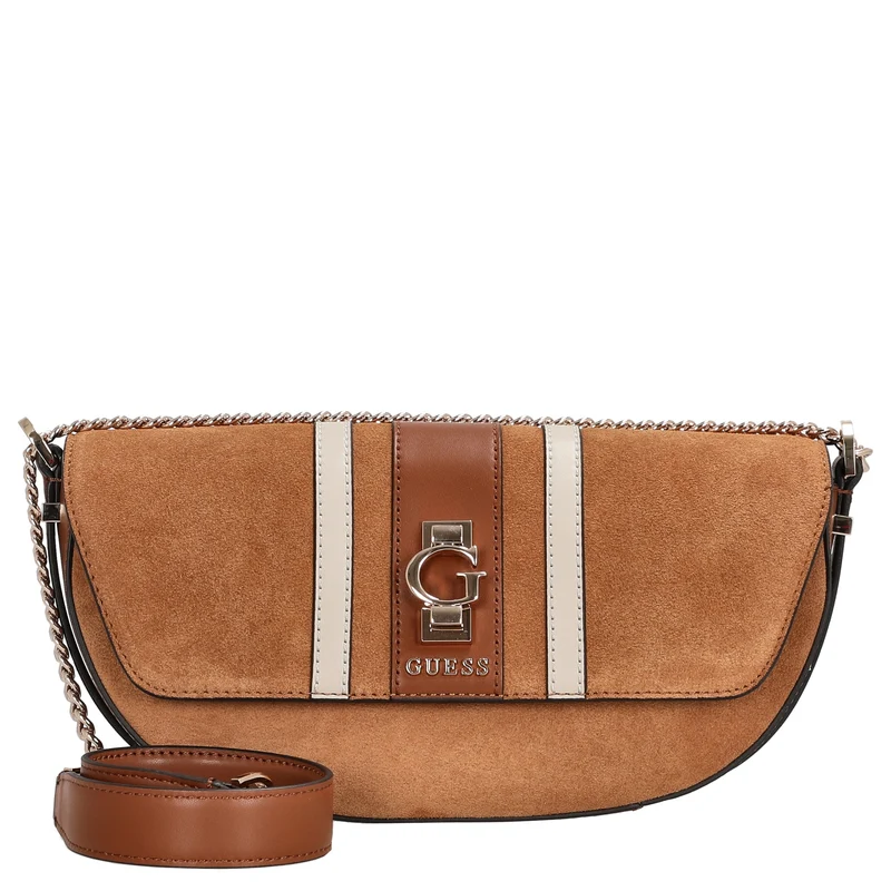 Guess Erenia Convertible Xbody - Umhängetasche 26 cm (cognac multi)