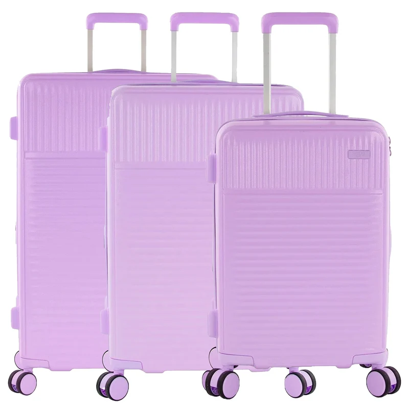 Heys Pastel - 4-Rollen-Trolley Set 3tlg. erw. (lavender)